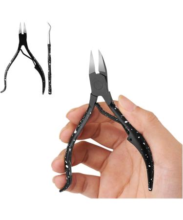 Black Toenail Ingrown Nail Art Cuticle Nipper Clipper Edge Cutter Manicure Scissor Plier Tool Pedicure Dead Skin Remover (Color : 2pc) - Buy Online on GoSupps.com