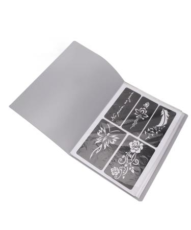 Stencils Waterproof Temporary Reusable Glitter Templates for Body Art