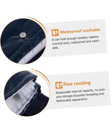 Healifty Large Capacity Travel Cosmetic Storage Bag Organizer - Navy 13X13X2CM - Buy Online on GoSupps.com