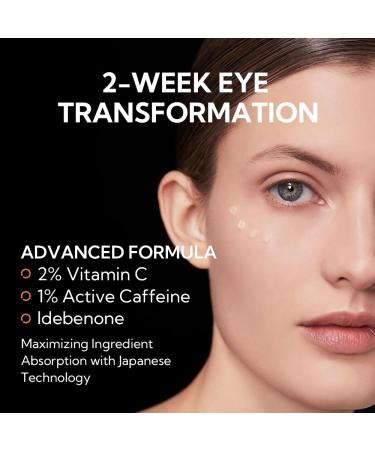 LANBENA Vitamin C Eye Cream - Anti-Aging Under Eye Treatment for Dark Circles & Wrinkles | Caffeine Serum for Men & Women - Buy Online on GoSupps.com