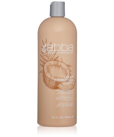 ABBA Color Protection Shampoo  Coconut & Sage  Sulfate & Paraben-Free 32 Fl Oz (Pack of 1)