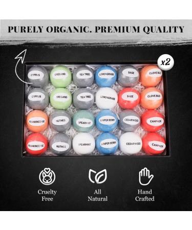 Ultimate Men's Bath Bomb Gift Set - 48 Pieces | Natural Essence - Buy Online on GoSupps.com