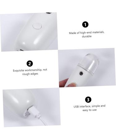 CANIGHT 1 Set Spray Hydrating Apparatus Pore Cool Mist Sprayer Face Steamer for Facial Lash Plastic White - Buy Online on GoSupps.com