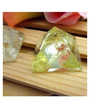 Natural Crystal Rough 3-3.5cm Natural Crystal Citrine Ornaments Pyramid Tower Home Decor Lucky