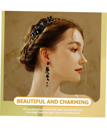 Mikinona girl accessories rhinestones Hair up prom wedding headpieces wedding tiara headgear bridesmaid bridal comb barrette halloween flower girl headpieces flower girl wedding - Buy Online on GoSupps.com