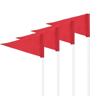 Champion Sports Universal Soccer Corner Flags - Yellow | Set of 4 - Buy Online on GoSupps.com