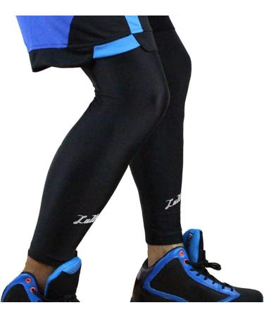 Buy Luwint Long Compression Leg Sleeves for Men & Women - Non-Slip UV Knee Brace for Sports | Comfortable Support for Basketball Running Cycling - XX-Large Black - Buy Online on GoSupps.com
