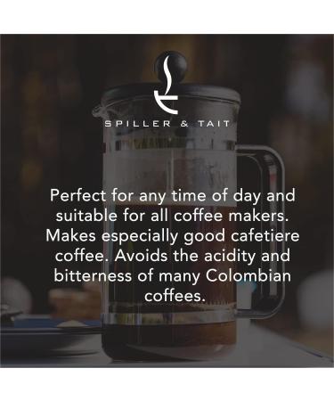 Spiller & Tait Pure Colombian Huila Coffee Beans 1kg - Top Specialty Coffee Roasted in the UK | Premium Arabica Beans for Great Taste at Home - Buy Online on GoSupps.com
