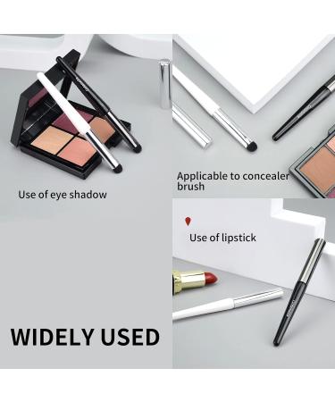 Cintanuota lip brush for lipstick 2 pieces of lip brush with cover suitable for applying or mixing lips eye shadow eyebrows portable travel reusable and waste free - Buy Online on GoSupps.com
