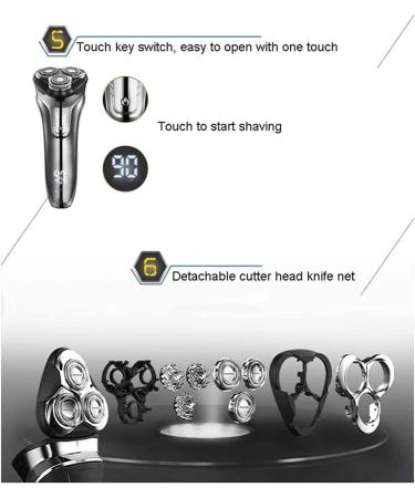 Buy Rechargeable Electric Razor | Mens Electric Shaver with Pop Up Beard Trimmer - International Shipping Available - Buy Online on GoSupps.com