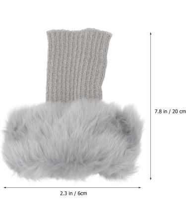 Inoomp 3 Pairs Crochet Boot Covers - Warm Accessories for Fur Boots Leg Warmers & Knee Cuffs - Stylish Acrylic Fashion - Buy Online on GoSupps.com