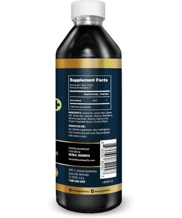 Herbal Goodness Beauty Sleep - Collagen Support Healthy Glowing Complexion hydrated Skin Supple Skin - Organic Natural - 12oz Liquid Extract - 23 Servings - Buy Online on GoSupps.com