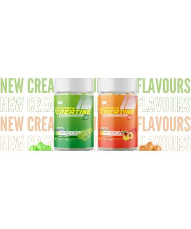 Limitless Pharma Pure Creatine Gummies | 5g Creatine Monohydrate | Increases Muscle Strength Endurance & Performance | Low Sugar GMO Free Vegan | 60 Servings 180 Gummies (Apple Twist) - Buy Online on GoSupps.com