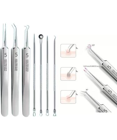 Usiveinborn Blackhead Remover Usiveinborn Tweezers Professional Facial Blackhead Remover Tweezers Professional Stainless Steel Facial Blackhead Remover Tweezers Usiveinborn Blackhead Tweezers A-3-piece Set - Buy Online on GoSupps.com