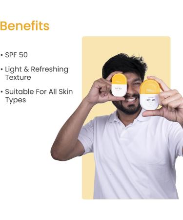 Earth Rhythm Invisible Sunscreen Serum SPF 50 | No white cast Lightweight | Vitamin E Almond Oil & Jojoba Oil | Suitable for all skin types | For men & women 50 grams Invisible SPF 50 - Buy Online on GoSupps.com