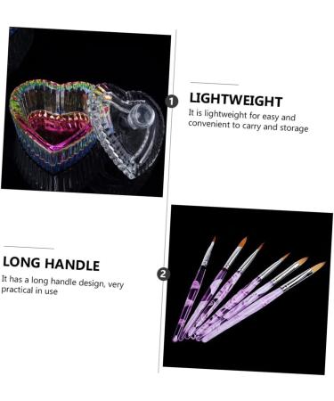 POPETPOP 3 Sets Nail Art Crystal Cup Nail Painting Pen Manicure Crystal Cup Nail Pen Nail Art Brush Manicure Dipping Cup Nail Crystal Cup Nail Crystal Bowl Glass Dedicated Octagonal Cup - Buy Online on GoSupps.com