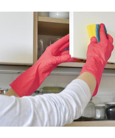 WOTPCRD 3 Pairs Kitchen Dishwashing Gloves Colorful Reusable Kitchen Gloves Anti-Slip Household Cleaning Gloves Rubber Cleaning Gloves Multipurpose Rubber Gloves for Washing Dishes and Cleaning Tasks - Buy Online on GoSupps.com