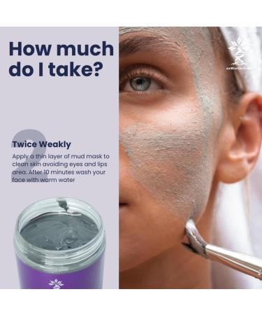 Dead Sea Clay Mask for Face & Body - Natural Anti-Acne Skin Care for Men & Women Deep Pore Cleaner - 8.8 fl. Oz - Buy Online on GoSupps.com