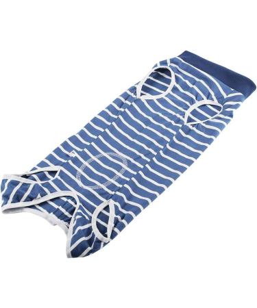 TOPAUP Dog Recovery Suit - Size L Blue | Post Surgery Bodysuit for Neutering & Wound Protection - Buy Online on GoSupps.com
