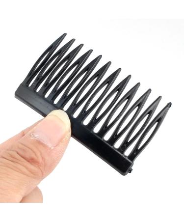 Set of 4 Tort Plain Hair Combs Slides 7cm - Strong Hold Hair Clips for Girls & Women - Buy Online on GoSupps.com