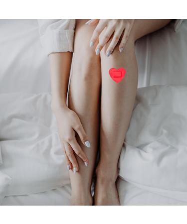 GANAZONO 100pcs Heart Shaped Portable Adhesive Wound Bandages - Breathable Heart Shaped Patches for Wound Care - Buy Online on GoSupps.com