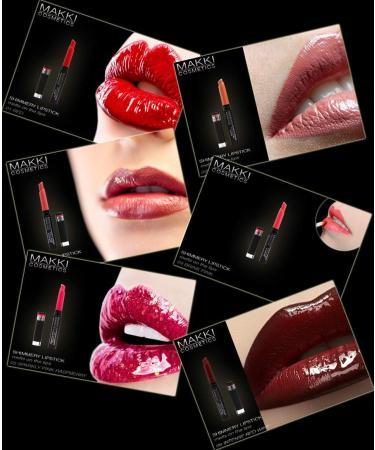  Makki Makki Shimmer Lipstick Melts to Shiny Lips 01 Red Red - Buy Online on GoSupps.com