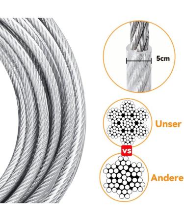 6m Farm Linen Dog Tie Out Cables - Shock-Damping Bite-Proof Leash for Small & Medium Dogs - Perfect for Camping & Training - Durable Gray Design - Buy Online on GoSupps.com