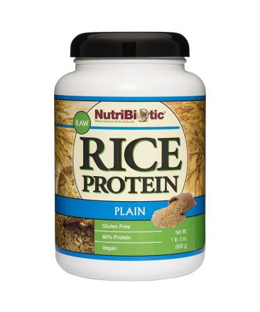 NutriBiotic Raw Rice Protein Plain  1 lb. 5 oz (600 g)