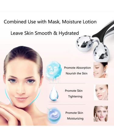SUPANT V Facial Roller Massager - Reduce Wrinkles, Puffiness & Tighten Skin | Lymphatic Drainage & Collagen Production for Youthful Glow - Buy Online on GoSupps.com