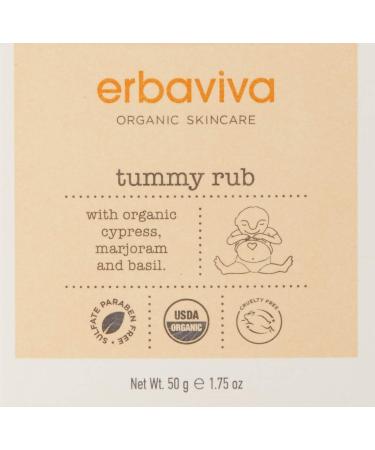 erbaviva Tummy Rub 1.75 oz - Soothing and Organic Belly Balm - Buy Online on GoSupps.com