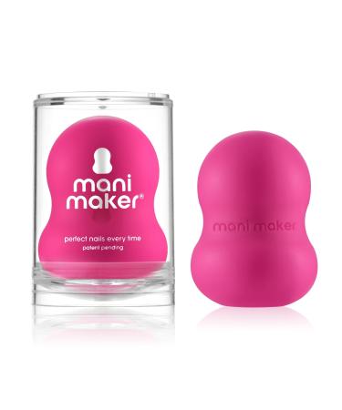 Universal Nail Polish Grip for Precision Painting Perfect for DIY Manicures Nail Artists and Professionals - Easy to Use Suitable for Righties and Lefties - 4 Fun Colors (fuchsia)