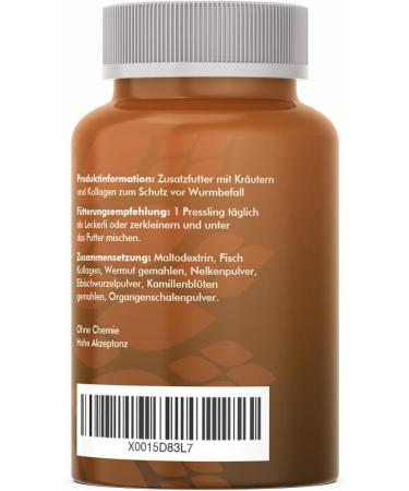 ADEMA NATURAL WURMIXOL - Natural Worming Treatment for Dogs & Cats | 30 Tablets - Effective Worming Agent - Buy Online on GoSupps.com