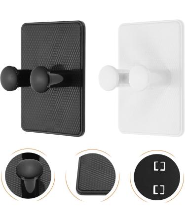ABOOFAN 18 STK Wall-mounted Razor Holder Hook - Suction Cable Hook for Shower Durable ABS White Door Hook with Plugs - Perfect for Home Organization - Buy Online on GoSupps.com