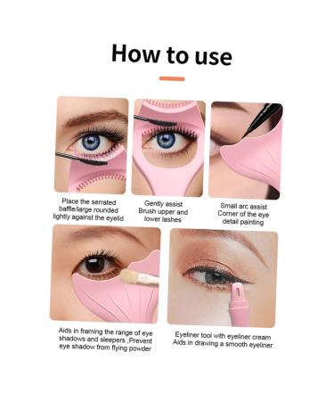 Balacoo 2pcs Eyeliner Applicator Tool - Pink Lash Brush & Adhesive Tape for False Eyelashes - Essential Eyelash Supplies for Flawless Application - Buy Online on GoSupps.com