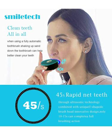 U-Shape Sonic Electric Toothbrush | Teeth Whitening | IPX67 Waterproof | LED Light | Black - Buy Online on GoSupps.com