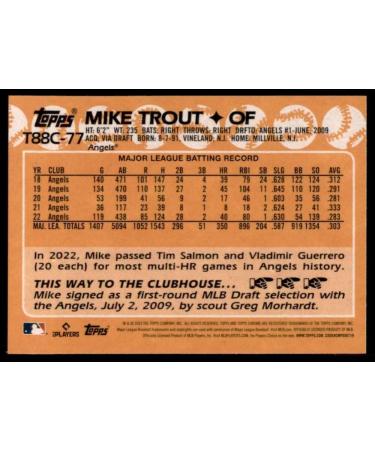2023 Topps Series One Silver Packs Mojo Refractor #T88C-77 Mike Trout NM-MT Los Angeles Angels Baseball Card - Buy Online on GoSupps.com