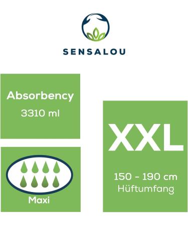 Sensalou Incontinence Pants for Adults - Size XXL (22 pcs) | Comfortable & Discreet Adult Diapers for Men & Women - International Shipping Available - Buy Online on GoSupps.com