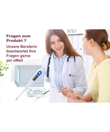One+Step Basal Thermometer & Ovulation Test Value Pack | 5 Cycle Calendars & 20 Tests | Perfect for Family Planning - Buy Online on GoSupps.com