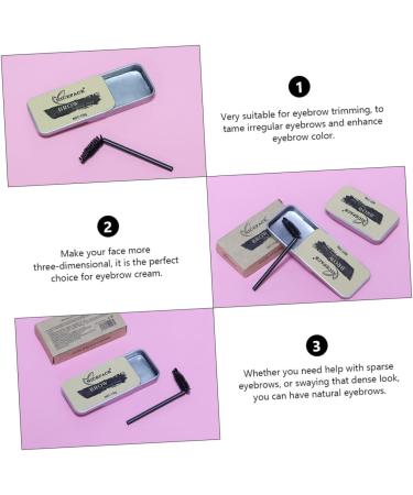 BELLIFFY 1 Set Eyebrow Soap Clear Gel Brow Styling Cream Makeup Accessory Cosmetic Supplies Styling Gel Wax - Buy Online on GoSupps.com