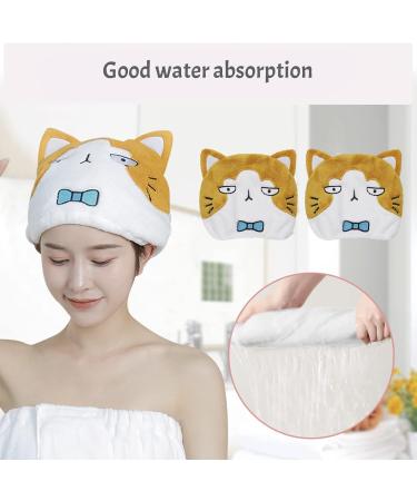 FakeFace Funny Hair Dryer Towel for Kids | Soft Microfiber Headscarf & Turban | Quick-Dry Cat Design - Buy Online on GoSupps.com