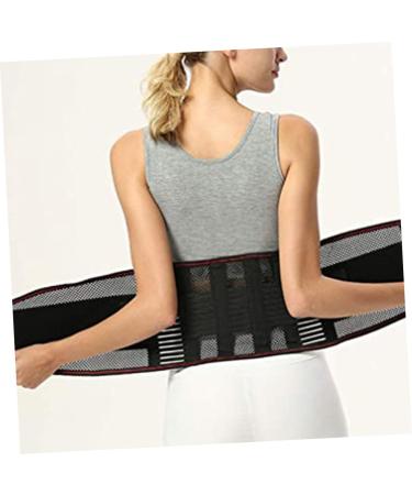 FRCOLOR Waist Support Back Brace for Men & Women | Lumbar Support Girdle for Hip Workout & Hernia Relief | Fitness Band & Lower Tummy Control - Buy Online on GoSupps.com