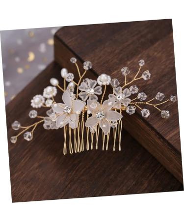 minkissy Comb for Bridal Crystal Hair Comb Bridal Hair Comb Wedding Bride Hair Accessories - Buy Online on GoSupps.com