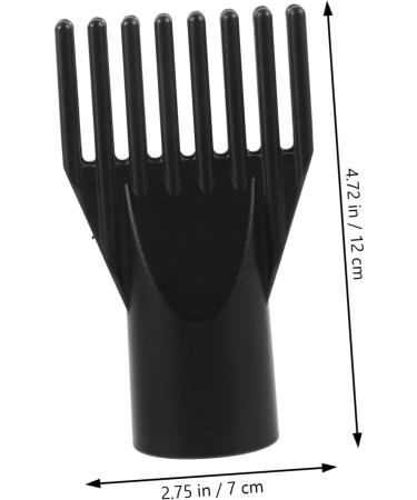 FRCOLOR Water Blower for Pets Pet Dryer Nozzle Replacement of Dryer Nozzle Pet Hair Dryer Hair Dryer Comb Universal Comb Hair Dryer Attachment Hair Styling Nozzle Universal Appendix Accessories ABS 12.00X7.00X4.00CM Black - Buy Online on GoSupps.com