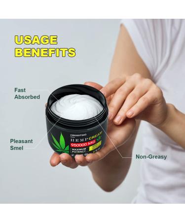 ENVISHA 2 Pack Hemp Cream by Ceessting - Hydrating & Moisturizing for Men and Women - 4 oz - Buy Online on GoSupps.com