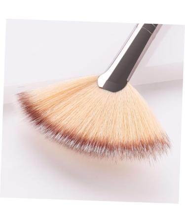 DOITOOL Ladies Suits Highlighter Makeup Brush Cosmetics Brush Makeup Lip Gloss Kits Blush Makeup Brush Makeup Fan Powder Brush Face Fan Miss Sector Wooden Handle Bamboo - Buy Online on GoSupps.com