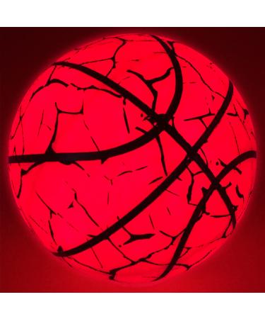 RUNIGHT Light Up Basketball - Extra Pump and Net - Official Size 7 & Szie 5 - Great Glow in The Dark with 2 LED Lights and Pre Batteries- Youth Balls Gift for Kids,Teen Boys and Girls for Night Game A:Light Up Basketball Size 7(With Pump)