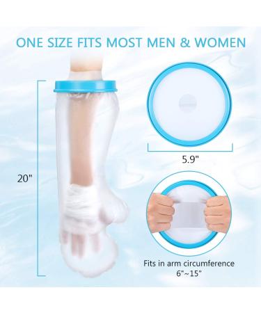 Yosoo Health Gear Waterproof Arm Cast Cover - Adult Short Arm Protector for Shower & Bath - Buy Online on GoSupps.com