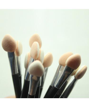 Buy Sanwood 12pcs Double Sided Makeup Sponge Applicators - Perfect Eye Shadow Tools for Flawless Application | International Shipping Available - Buy Online on GoSupps.com