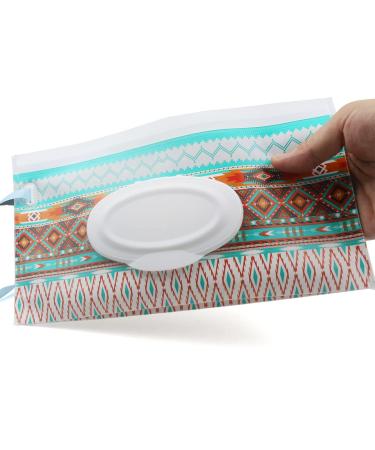 Portable Baby Wipe Dispenser | Refillable & Reusable Travel Wet Wipe Pouch (2 Pack) - Buy Online on GoSupps.com