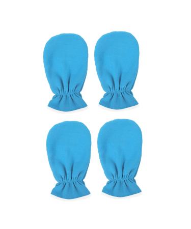 minkissy 4 Pairs Maintenance Care Gloves Spa Wax Hand Cover Paraffin Wax Gloves Thermal Mitts Hand Moisturizer Gloves Hot Wax Mittens Paraffin Wax for Hands Care Bag Flannel Insulation Miss
